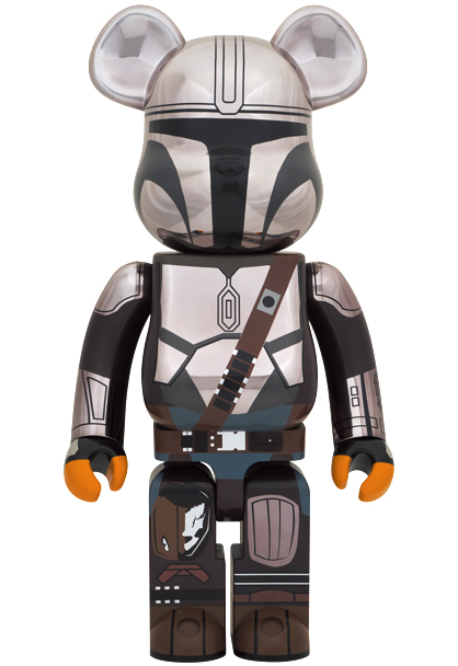 BE@RBRICK THE MANDALORIAN CHROME 100\u0026400