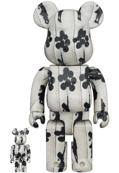 BE@RBRICK Flying Balloons Girl 100% 400%