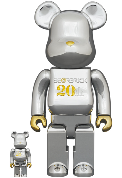 BE@RBRICK 20th Anniversary Model 100％ ＆ 400