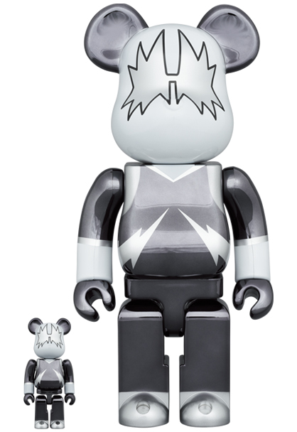 新しいスタイル KISS BE@RBRICK - TOY MEDICOM SPACE 400％ & Ver.100％ CHROME MAN キューブリック、ベアブリック