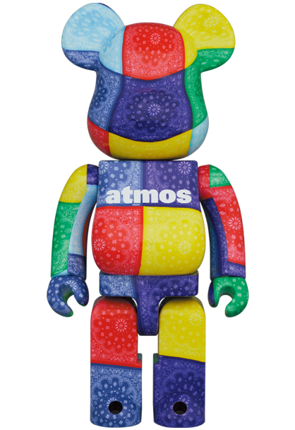 atmos BE@RBRICK BANDANA ブラック