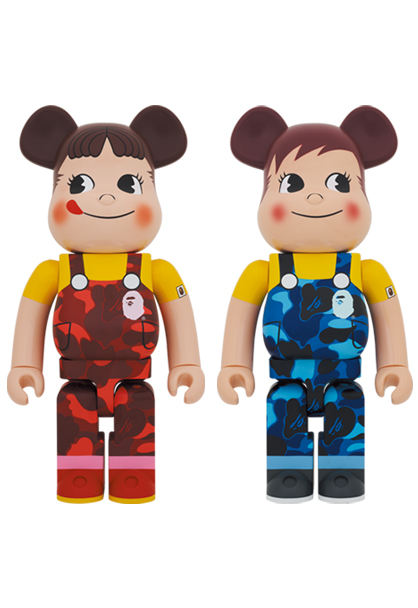 BE@RBRICK BAPE(R) × ペコちゃん & ポコちゃん 1000%キャラクターグッズ