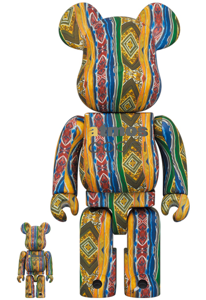 BE@RBRICK atmos × COOGI 100% & 400%400%