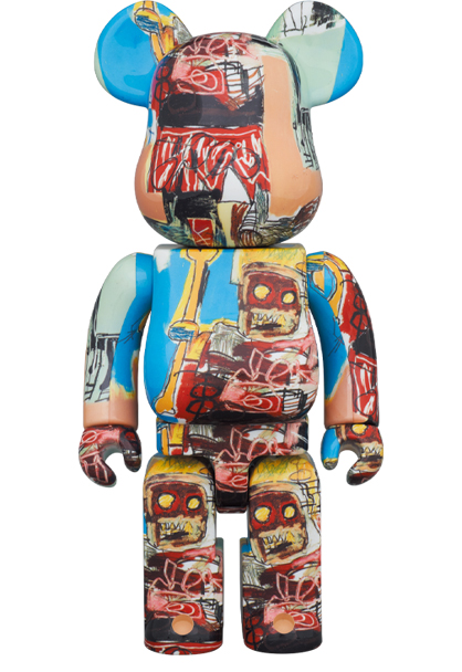 MEDICOM TOY - BE@RBRICK JEAN-MICHEL BASQUIAT #6 100％ & 400％