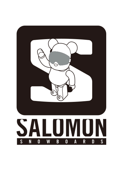 MEDICOM TOY - SALOMON BE@RBRICK LS SHIRTS