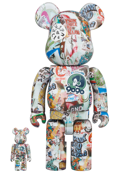 MEDICOM TOY - BE@RBRICK 9090 × S.H.I.P&crew 100％ & 400％