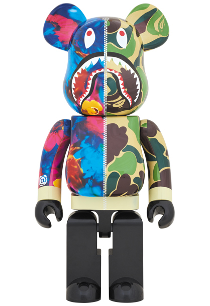 MEDICOM TOY - BE@RBRICK BAPE(R) × M / mika ninagawa SHARK 1000％