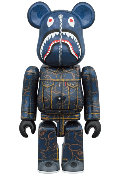 BAPE X LEVI’S BE@RBRICK 100% & 400% x2