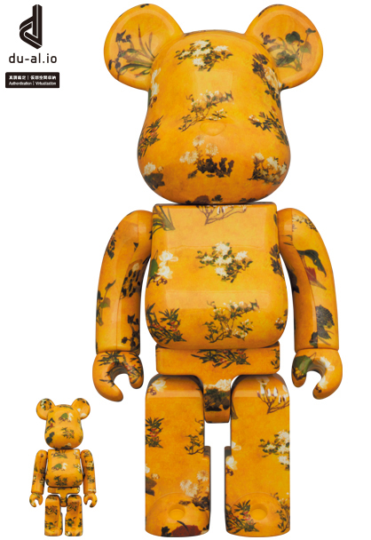 BE@RBRICK 伊藤若冲「群鶏図」100% ＆ 400%