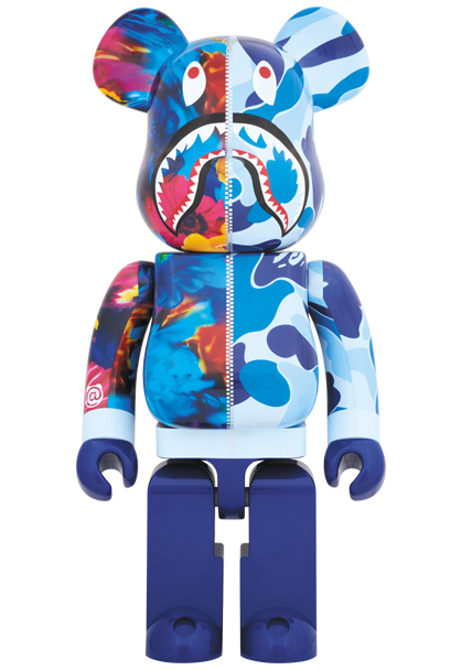 MEDICOM TOY - BE@RBRICK BAPE(R) × M / mika ninagawa SHARK 1000％