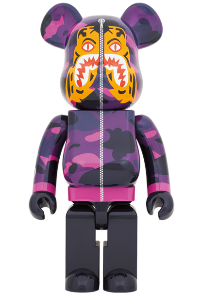 MEDICOM TOY - BE@RBRICK BAPE(R) CAMO TIGER 1000％ ［RED／PURPLE ...