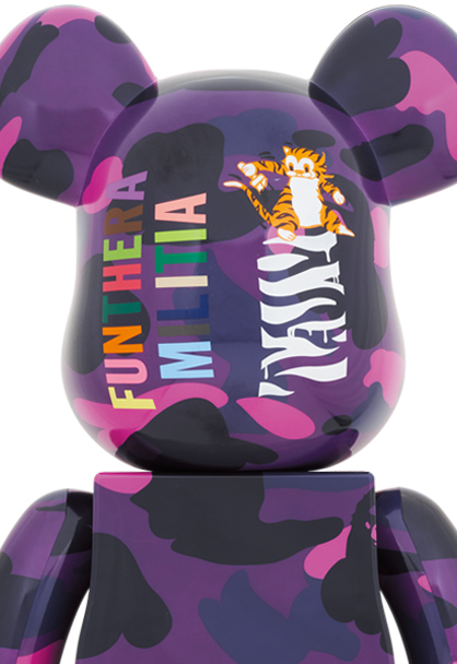 MEDICOM TOY - BE@RBRICK BAPE(R) CAMO TIGER 1000％ ［RED／PURPLE ...