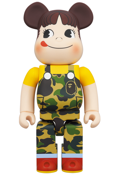 BE＠RBRICK  BAPE(R) × ペコちゃん 1000%（ブルー）BAPE