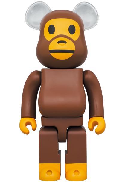 フィギュア400% BE@RBRICK BABY MILO EAR CLEAR Ver.