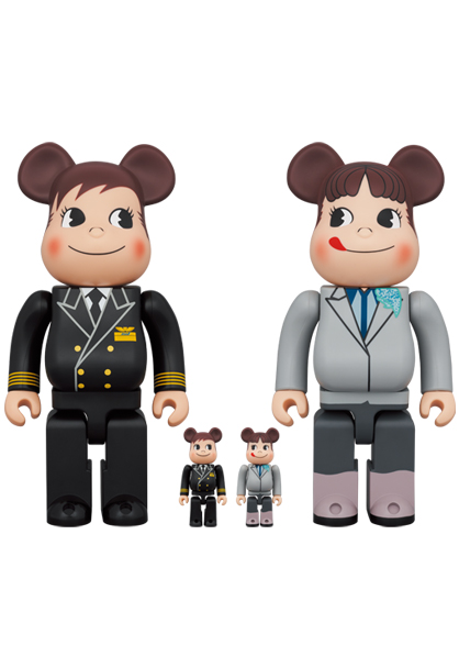 BE@RBRICK ウェディング ペコちゃん & ポコちゃん400％2体セット