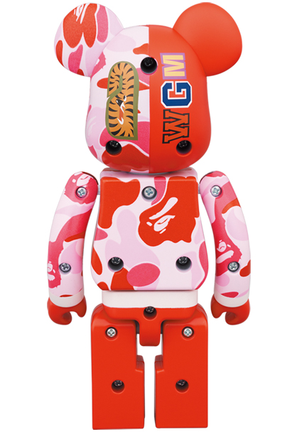 BAPE  BE@RBRICK ABC CAMO 超合金  pink