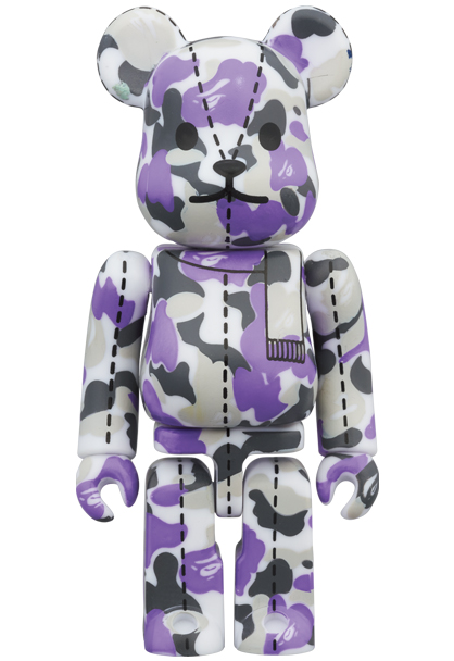 MEDICOM TOY - A BATHING APE(R) 28TH ANNIVERSARY BE@RBRICK BAPE CAMO #1