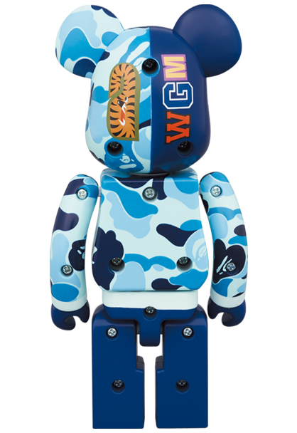 MEDICOM TOY - 超合金 BE@RBRICK BAPE(R) ABC CAMO SHARK PINK／BLUE