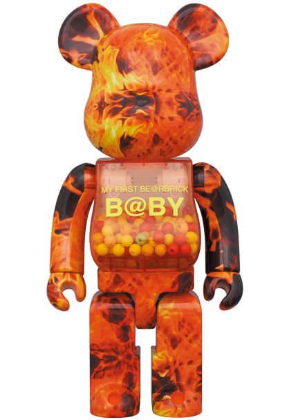 MY FIRST BE@RBRICK B@BY FLAME Ver. 100％ & 400