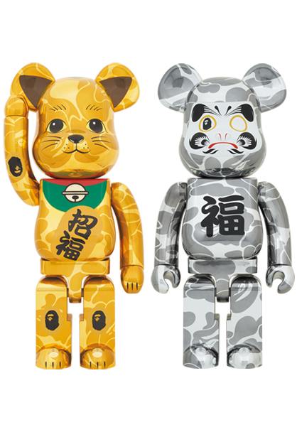 BE@RBRICK BAPE 達磨 1000% ベアブリック ベイプ