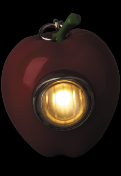 MEDICOM TOY - GILAPPLE LIGHT KEYCHAIN
