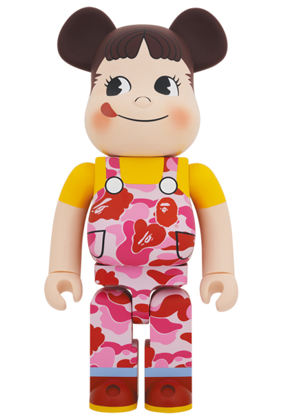 BE＠RBRICK  BAPE(R) × ペコちゃん 1000%（ブルー）