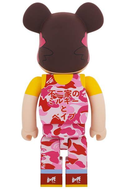 BE@RBRICK  BAPE(R) × ペコちゃん 1000% ピンク