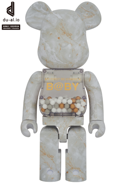 MY FIRST BE@RBRICK B@BY MARBLE 100％ 400％