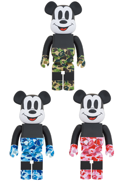 BE@RBRICK ベアブリック BAPE(R) MICKEY MOUSE