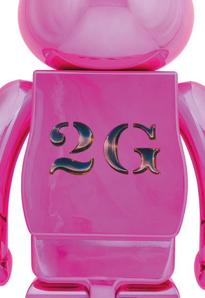 BE@RBRICK SORAYAMA×2G PINK GOLD Ver. 400