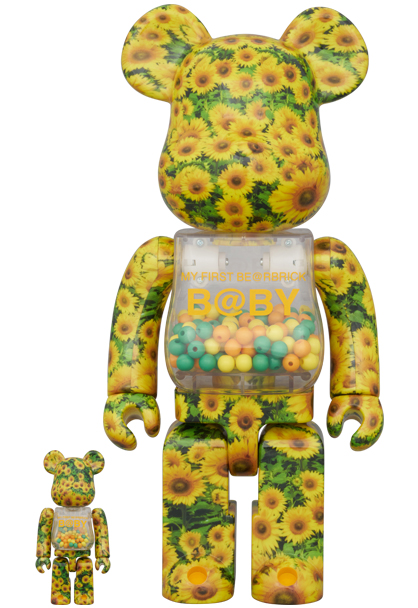 MEDICOM TOY - MY FIRST BE@RBRICK SUNFLOWER 100％ & 400％