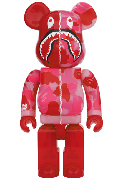 BE@RBRICK CLEAR ABC CAMO SHARK 100% 400%その他