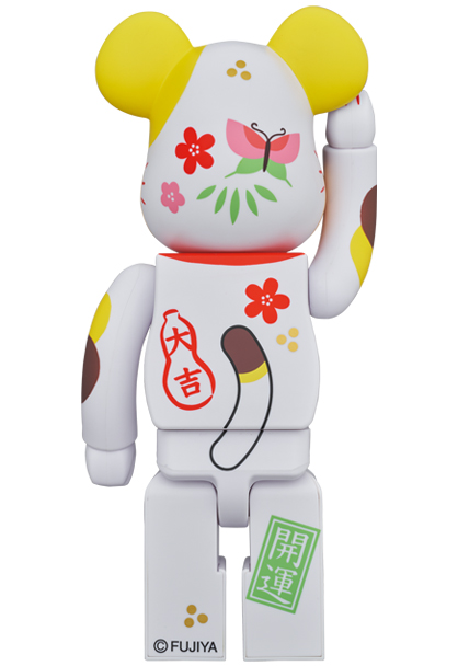 BE@RBRICK 招き猫 ペコちゃん 福 100％ ＆ 400％フィギュア