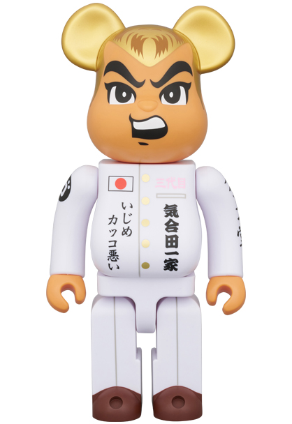 MEDICOM TOY - BE@RBRICK 気合田くん 3 100％ & 400％