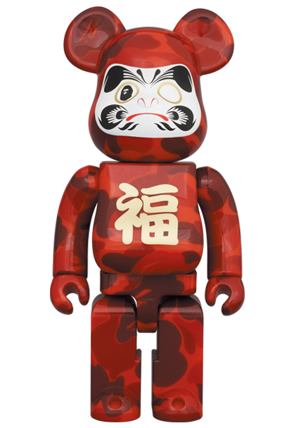 ハンドメイドBE@RBRICK BAPE 招き猫 達磨 400% 4体 2SET