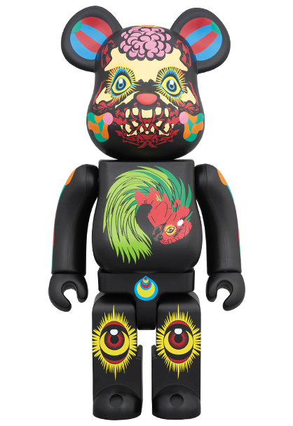 BE@RBRICK 田名網敬一 100&400% 黒 ベアブリック