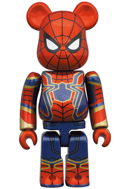 BE@RBRICK IRON SPIDER 100％ & 400％