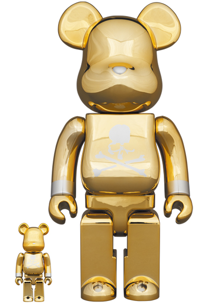 エンタメ/ホビーBE@RBRICK　マスターマインドGOLD400%&100%