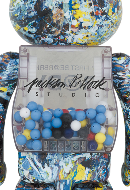 MEDICOM TOY - MY FIRST BE@RBRICK Jackson Pollock Studio Ver.1000％