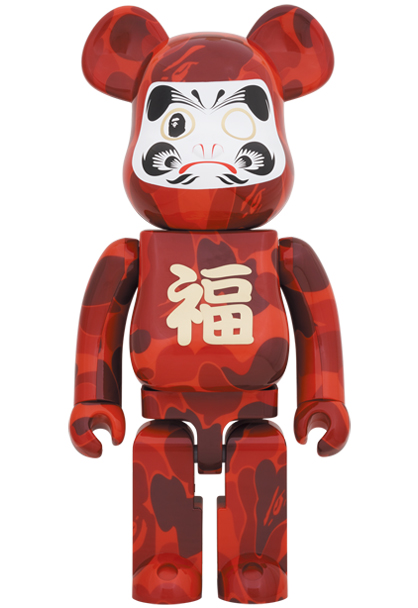 Medicom Toy BE@RBRICK 達磨 赤メッキ 1000％