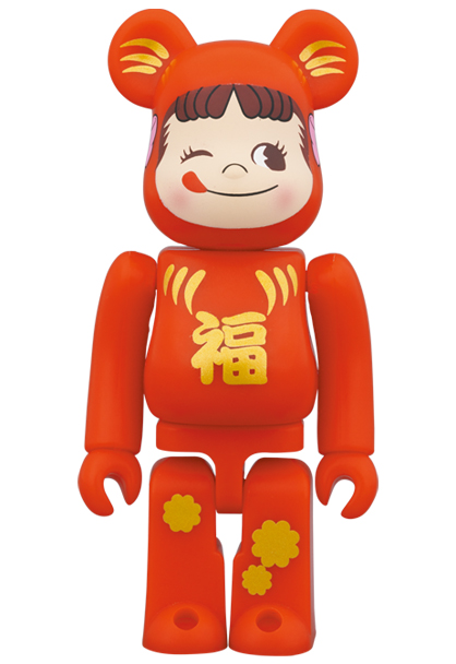 BE@RBRICK 達磨 ペコちゃん&ポコちゃん 100%&400%