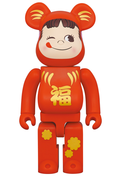 【最安値】BE@RBRICK 達磨ペコちゃん　100%&400% 抽選品！フィギュア