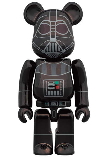 MEDICOM TOY - BE@RBRICK DARTH VADER(Rogue One Ver.) Chrome Ver.100 ...