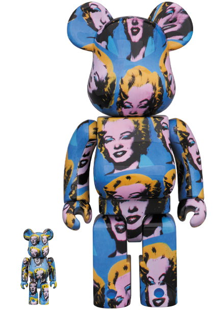 MEDICOM TOY - Andy Warhol's Marilyn Monroe BE@RBRICK 100％ & 400％