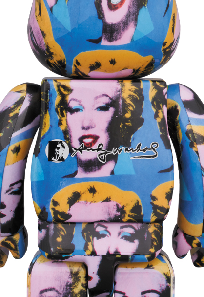 MEDICOM TOY - Andy Warhol's Marilyn Monroe BE@RBRICK 100％ & 400％