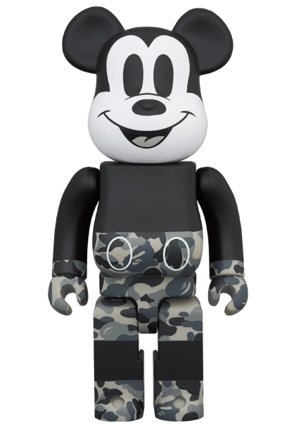 BE@RBRICK BAPE MICKEY MOUSE 100&400%