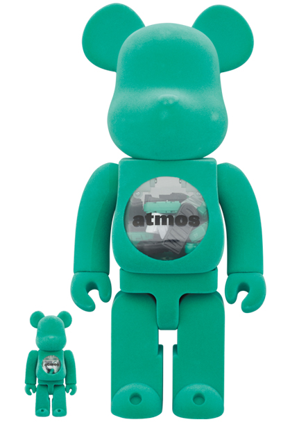 MEDICOM TOY - BE@RRBICK atmos × WIND AND SEA TYPE-2 100％ & 400％