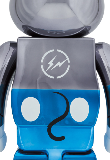 MEDICOM TOY - BE@RBRICK fragmentdesign MICKEY MOUSE BLUE Ver.1000％