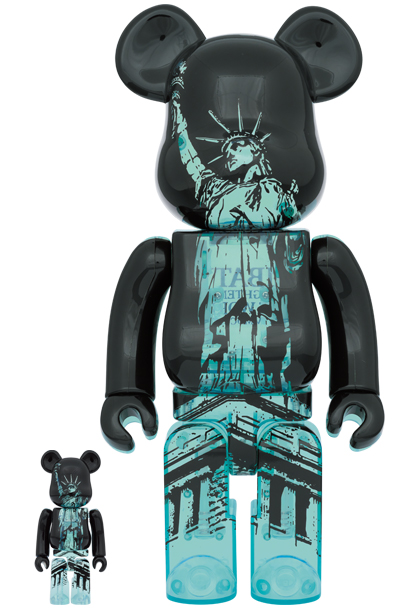 MEDICOM TOY - Statue of Liberty BE@RBRICK 100％ & 400％