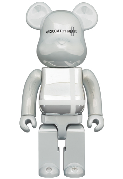 BE@RBRICK SILVER CHROME 100%&400%